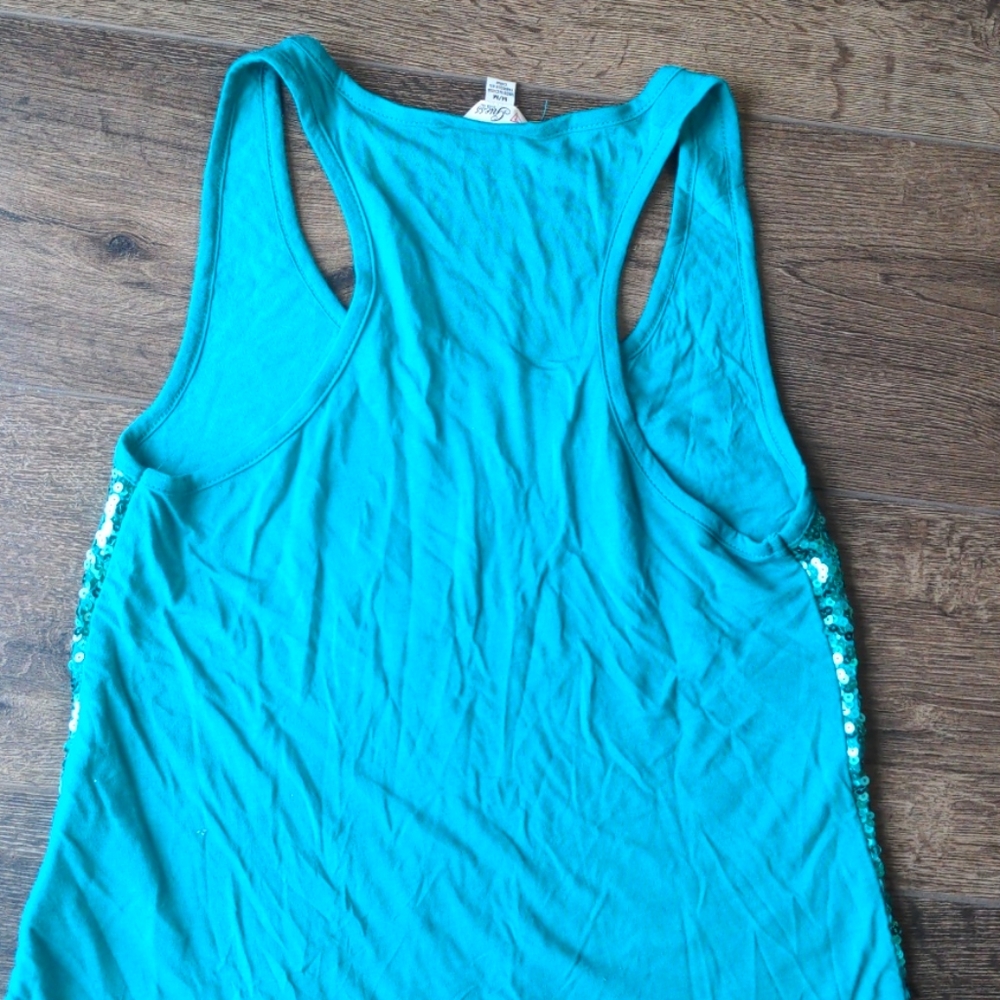 Guess Racerback sequin tank - Picture 2 of 2